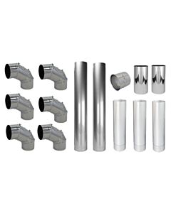 Pack offensif Bertrams VLE-Plus 19OP150 Ø 150, avec revêtement mural, câble de connexion V4A