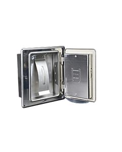 Élément de nettoyage Bertrams Ewr 21RE2-FU300 300 x 2000 mm, avec pare-vapeur et porte