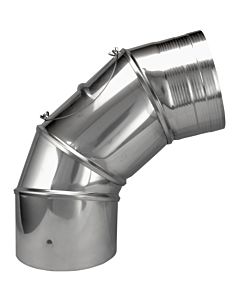 Bertrams Ewr Segmentbogen 21SBV90-110 0-90Grad verstellbar, mit RV, Ø 110 mm, 4-tlg.