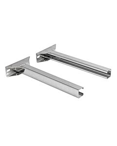 Bertrams Dw wall bracket 22WH650 wall distance 105-650 mm, adjustable without wall mounting, up to DN 300