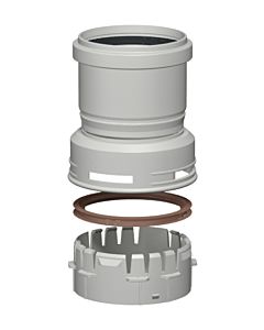 Tuyau flexible Bertrams Polyline EW 40FAM110 DN 110, flexible à rigide avec douille