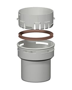 Bertrams Polyline EW standard kit 4 40FSTB110-4 DN 110, shaft mounting with connector, outlet VA