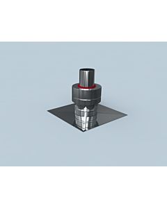 Tuyau de bouche Bertrams Polyline EW 330 mm VA 40MARF80VA DN 80 , avec raccord à vis flexible