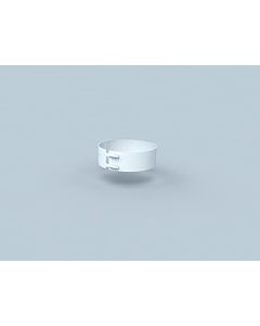 Bertrams Polyline LAS clamp band 41KLB110 DN 110, outside, static, white