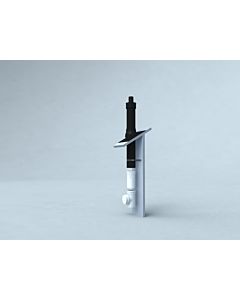 Bertrams Polyline LAS basic package roof heating unit 41KPDHZ60S pitched roof 25-45 °, DN 60/100, black