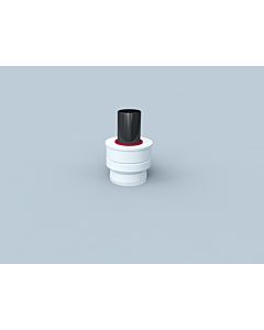 Bertrams Polyline LAS outlet element 41MEL-A110 DN 110/160, with external air supply, white