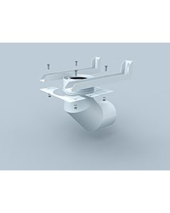 Bertrams Polyline LAS Stützbogen 41STB87-A60 87°, außen, mit Konsolplatte, weiß, DN 60/100