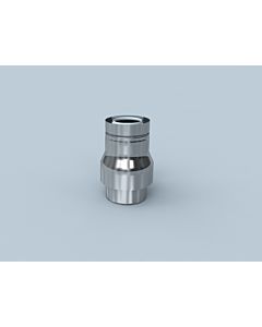 Tuyau Bertrams Polyline LAS 42RLL-A110 DN 110/160, avec alimentation en air extérieur, acier inoxydable