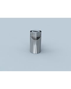 Bertrams Polyline LAS Rohr 42RLS1000-A80 1000 mm statisch, DN 80/125, außen, Edelstahl