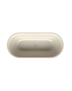 Bette BetteLux Oval bathtub 3466-001 pergamon, 180x80x45cm