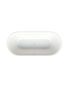 Bette BetteLux Oval baignoire 3466-004 blanc noble, 180x80x45cm