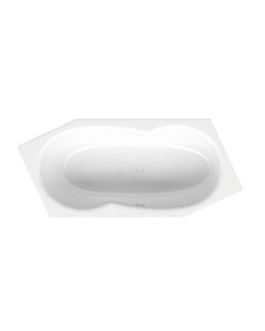 BetteMetric bathtub 6840000P white glaze plus 206 x 90 cm, foot end right