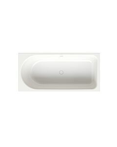 Bette BetteOcean baignoire 8765-440 170x80x45cm, côté pied droit, trop-plein arrière, neige