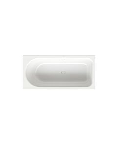 Bette BetteOcean Badewanne 8858-440PLUS Glasur, snow, 150x70x45cm, Fußende rechts, Überlauf hinten