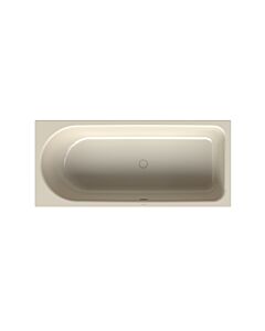 Bette BetteOcean Badewanne 8857-001 180x80x45cm, Fußende rechts, Überlauf vorne, pergamon