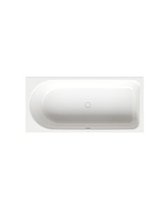 Bette BetteOcean Low-Line Badewanne 8837-440 snow, 170x80x38cm, Fußende rechts, Überlauf vorne