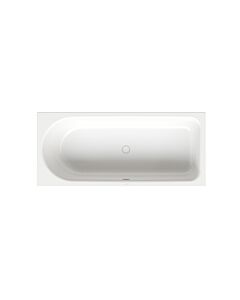 Bette BetteOcean Low-Line Badewanne 8835-440 snow, 170x75x38cm, Fußende rechts, Überlauf vorne