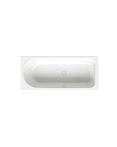 Bette BetteOcean Low-Line Badewanne 8831-440PLUS Glasur, snow, 160x70x38cm, Fußende rechts, Überlauf vorne