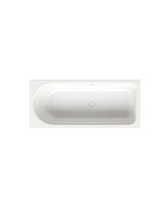 Bette BetteOcean Low-Line Badewanne 8830-440PLUS Glasur, snow, 160x70x38cm, Fußende rechts, Überlauf hinten
