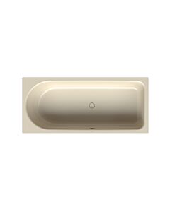 Bette BetteOcean Low-Line Badewanne 8839-006 jasmin, 180x80x38cm, Fußende rechts, Überlauf vorne