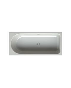 Bette BetteOcean low-line bathtub 8838-002 manhattan, 180x80x38cm, foot end right, overflow at the back