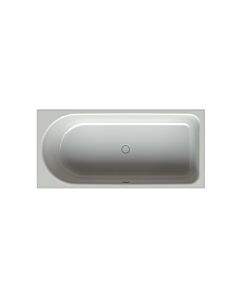 Bette BetteOcean Low-Line Badewanne 8837-002 manhattan, 170x80x38cm, Fußende rechts, Überlauf vorne