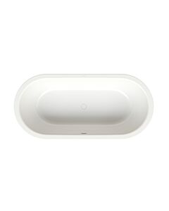 Bette BetteStarlet Flair Oval Badewanne 8775-440PLUS Glasur, snow, 188x88x42cm