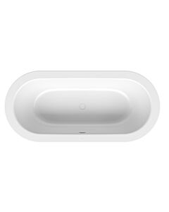 Bette BetteStarlet Oval bain 2740-440PLUS 185x85x42cm, glaçure, neige