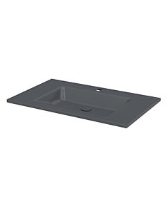Bette BetteAqua vasque à encastrer A071-400HLW1,PW 80x49,5cm, HLW1,PW, corbeau