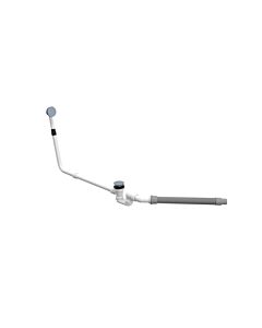 Bette ensemble de vidage/trop-plein B642-418 d= 52mm, bleu satiné
