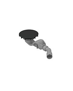 Bette BetteAir Ab-/Überlaufgarnitur B525-035 für Duschfliese, ebony