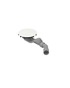 Bette BetteAir Ab-/Überlaufgarnitur B524-004AY für Duschfliese, Antirutsch Pro, edelweiß
