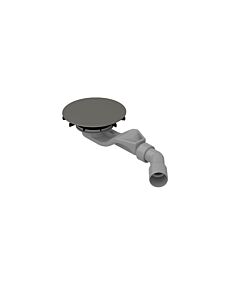 Bette BetteAir waste/overflow set B524-404AY for shower tiles, anti-slip Pro , graphite
