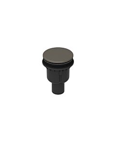 Bette ZUB shower tray shower area drain and B594-438 overflow BetteDown taupe