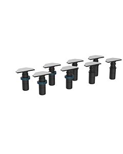 Pied de fixation BetteLevel B57-0422 de plus de 1200 mm, pour receveur et surface de douche
