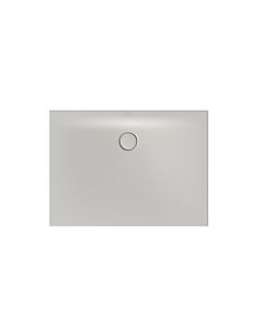 Bette BetteFloor Side zone de douche 3374-410AE 110x80cm, antidérapant / Pro , argent