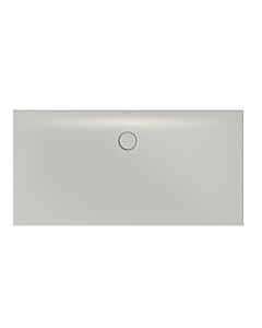 Bette BetteFloor Side zone de douche 3375-410AE 160x80cm, antidérapant / Pro , argent