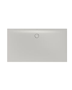 Bette BetteFloor Side zone de douche 3378-410PLUS 180x100cm, glaçure, argent