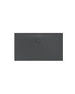 Bette BetteFloor Side zone de douche 3379-400AE 140x80cm, antidérapant / Pro , corbeau