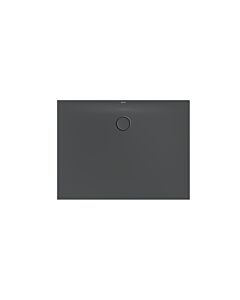 Bette BetteFloor Side Duschfläche 3380-400PLUS 120x90cm, Glasur, raven