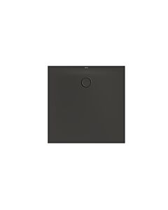 Bette BetteFloor Side zone de douche 3382-401PLUS 100x100cm, jusqu&#39;à 1200mm, glaçure, anthracite