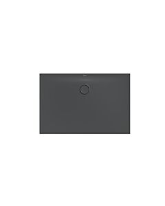 Bette BetteFloor Side zone de douche 3387-400PLUS 120x80cm, glaçure, corbeau