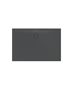 Bette BetteFloor Side zone de douche 3389-400PLUS 150x100cm, glaçure, corbeau