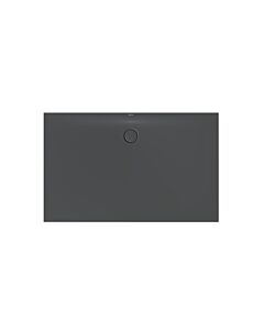 Bette BetteFloor Side zone de douche 3397-400 160x100cm, corbeau