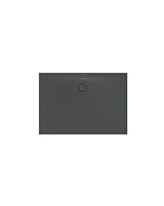 Bette BetteFloor Side Duschfläche 3398-400AE 130x90cm, Antirutsch/Pro, raven