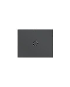 Bette BetteFloor Duschfläche 5491-400PLUS,T1 100x80cm, Glasur, Mini-Wannenträger, raven