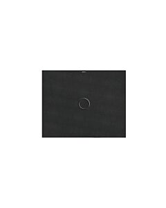 Bette BetteFloor Duschfläche 5491-790T1 100x80cm, Mini-Wannenträger, Midnight