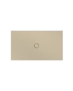 Bette BetteFloor zone de douche 5801-424PLUS, T1 140x80cm, glaçure, Mini -support de baignoire, sable