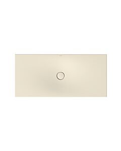 Bette BetteFloor zone de douche 5938-001PLUS, T1 150x70cm, glaçure, Mini -support de baignoire, pergamon