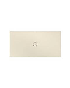 Bette BetteFloor zone de douche 5957-001PLUS, T1 160x80cm, glaçure, Mini -support de baignoire, pergamon